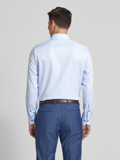 OLYMP Modern fit zakelijk overhemd met kentkraag Bleu - 5