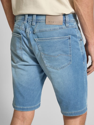 bugatti Modern Fit Jeansshorts im 5-Pocket-Design Marine 3