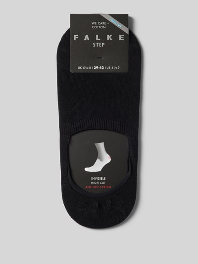 Falke Sneakersokken met ribboorden Zwart - 3