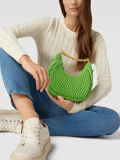 Mango Saddle Bag mit Strukturmuster Modell 'sasha' Grass 1