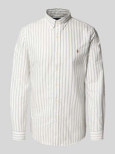Polo Ralph Lauren Slim Fit Freizeithemd mit Button-Down-Kragen Hellblau 2