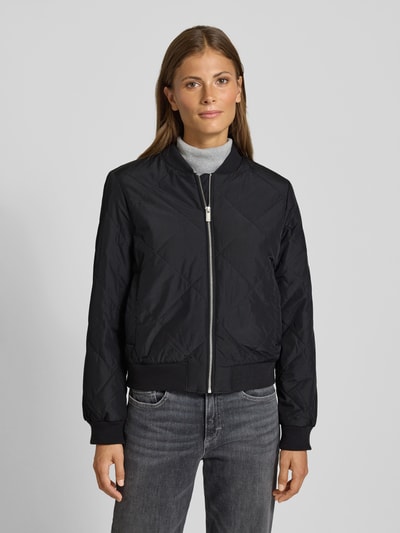 Tom Tailor Denim Regular Fit College-Jacke mit Steppnähten Black 4