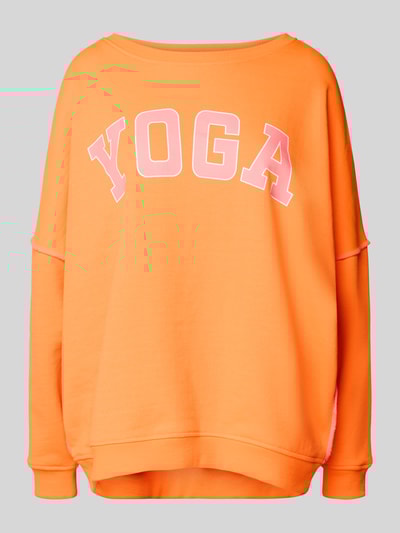 miss goodlife Relaxed Fit Sweatshirt mit Rundhalsausschnitt Orange 2