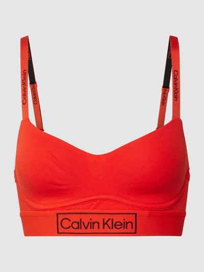 Calvin Klein Underwear Bralette met labeldetails Donkeroranje - 2