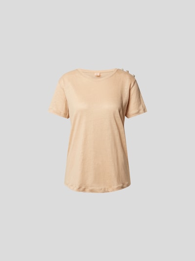 Custommade T-Shirt aus Leinen Beige 2