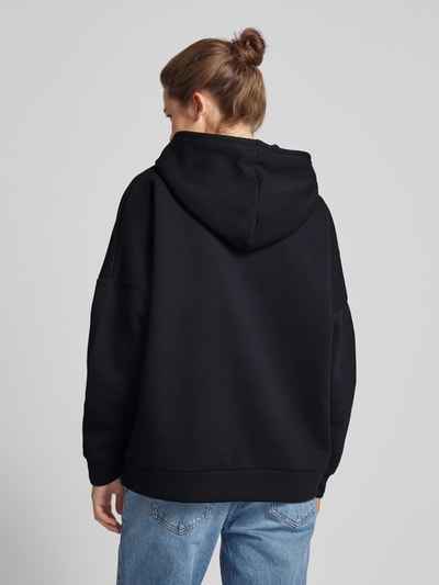 Noisy May Hoodie mit gerippten Abschlüssen Modell 'ALDEN' BLACK 5