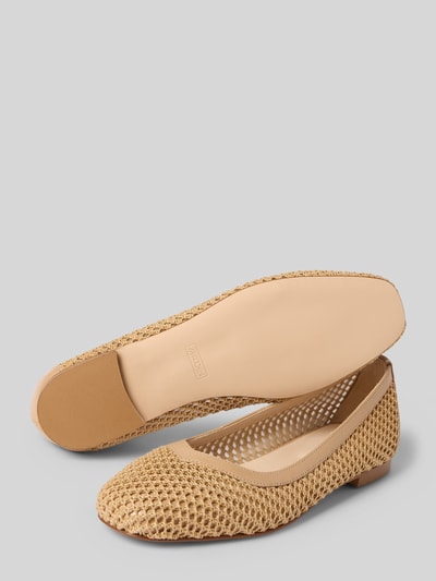Marc Cain Bags & Shoes Ballerinas in Flecht-Optik Beige 4