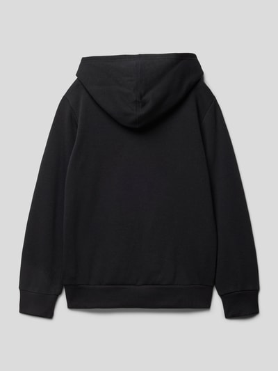 CHAMPION Hoodie mit Label-Stitching Black 3