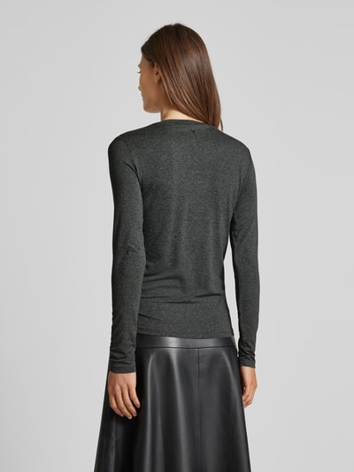 Weekend Max Mara Longsleeve mit Rundhalsausschnitt Modell 'MULTIE' Anthrazit 5