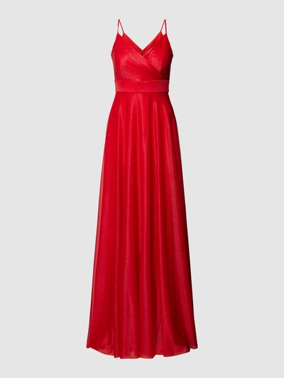 TROYDEN COLLECTION Abendkleid in schimmernder Optik Rot 2