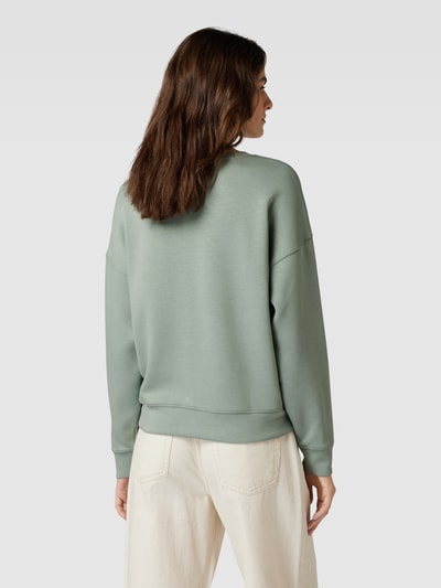 MSCH Copenhagen Sweatshirt met extra brede schouders, model 'IMA Q' Rietgroen - 5