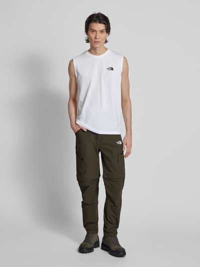 The North Face Loose fit broek met labelprint Olijfgroen - 1