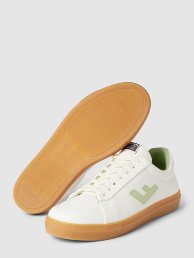 Flamingos Life Sneakers met labeldetail, model 'Classic 70s' Wit - 3