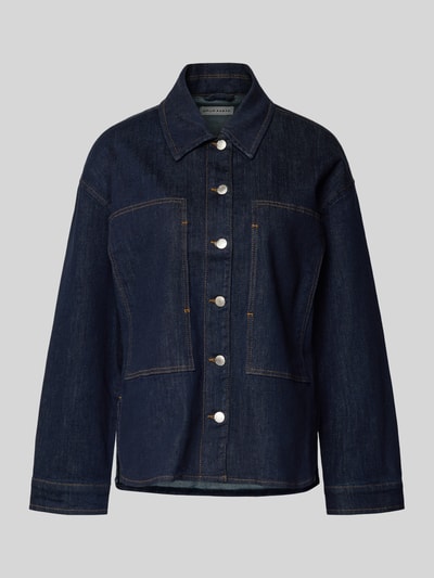 OPUS PANTS Regular Fit Jeansjacke Umlegekragen Modell 'Jokina' Dunkelblau 2