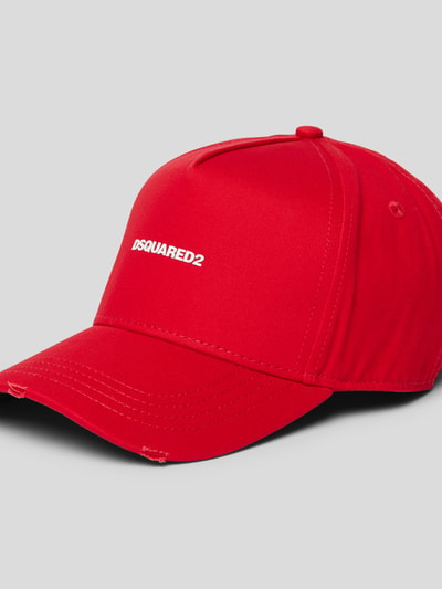 Dsquared2 Cap mit Label-Print Rot 3