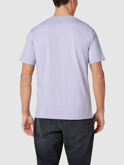 Marc O'Polo T-shirt met labelprint Lila - 5