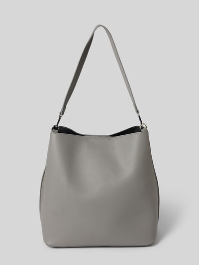 Seidenfelt Tote Bag in Leder-Optik Modell 'Fyn' Metallic Black 3