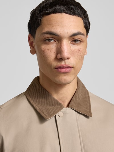 JACK & JONES Kurtka z wykładanym kołnierzem Model 'GRAHAM' Piaskowy 3