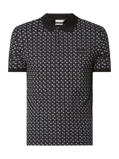 CK Calvin Klein Koszulka polo o kroju regular fit — ‘Better Cotton Initiative’  Czarny 2