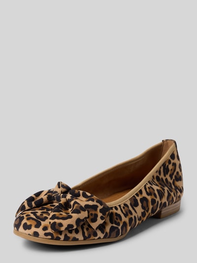 Tamaris Ballerina met dierenprint Beige - 1