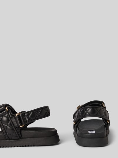 Steve Madden Ledersandale mit Klettverschluss Modell 'MONA-Q' Black 2