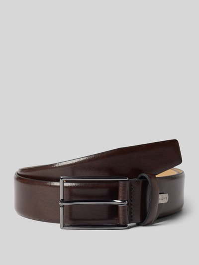 Lloyd Men's Belts Gürtel mit Label-Details Dunkelbraun 1