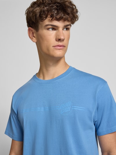 SANTA CRUZ T-Shirt mit Label-Print Blau 3