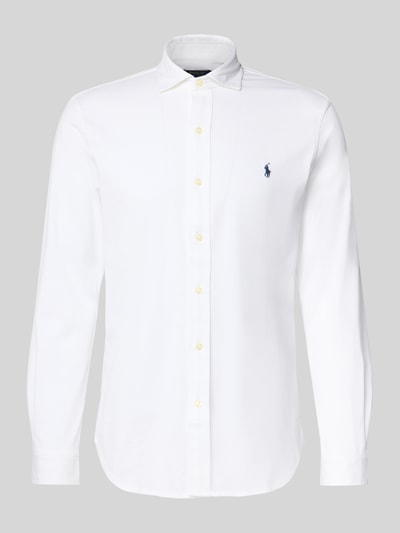 Polo Ralph Lauren Regular Fit Freizeithemd mit Logo-Stitching Modell 'Estate' Weiss 2