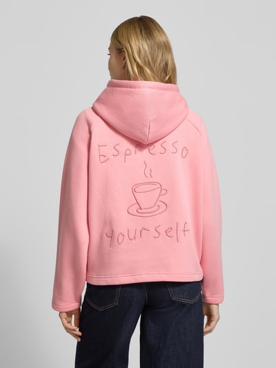 Smith and Soul Hoodie met capuchon Felroze - 4