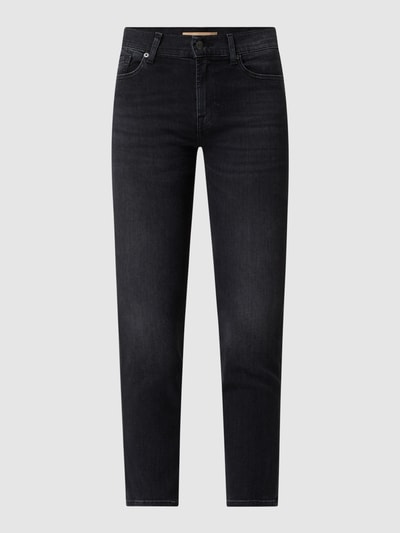 7 For All Mankind Ankle cut jeans met stretch, model 'Roxanne' Antraciet - 2