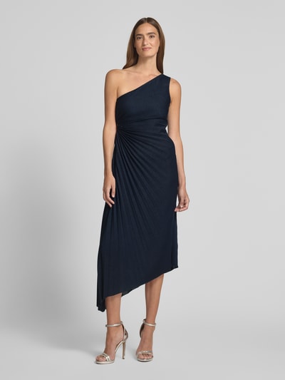 V by Vera Mont Cocktailkleid mit seitlicher Raffung Dunkelblau 4