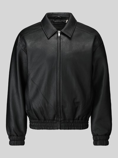 ONLY & SONS Regular Fit Kunstlederjacke Modell 'REX' Black 2