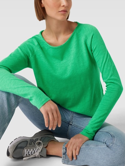 Rich & Royal T-Shirt aus reiner Bio-Baumwolle mit U-Boot-Ausschnitt Grün 3