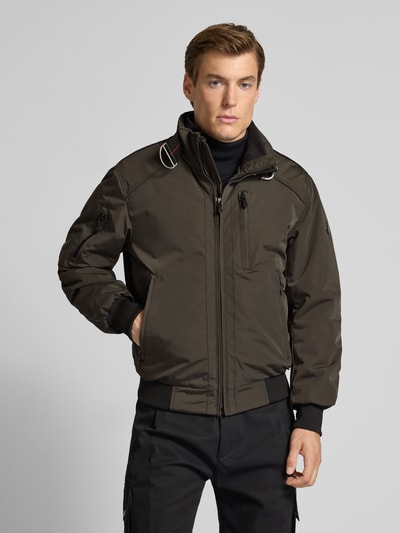Wellensteyn Comfort Fit Funktionsjacke mit Stehkragen Modell 'BOGART B-52' Oliv 4