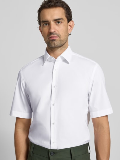 BOSS Regular Fit Business-Hemd mit 1/2-Arm Modell 'Joe' Weiss 3