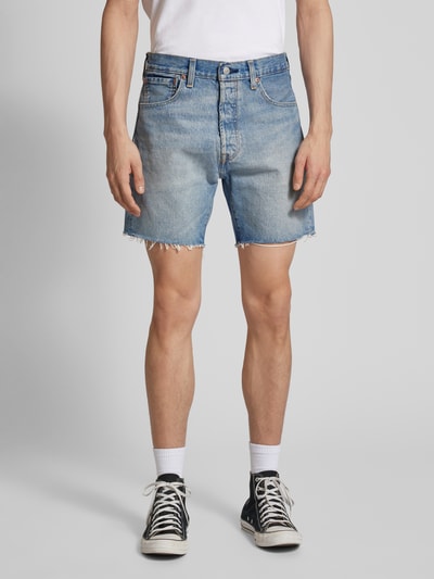 Levi's® Regular Fit Jeansshorts mit Knopfverschluss Hellblau 4