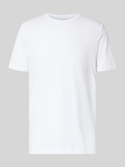 s.Oliver RED LABEL męski t-shirt o kroju regular fit z czystej bawełny Biały 1