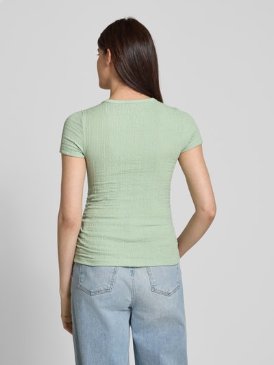Tom Tailor Denim Regular Fit T-Shirt in Knitter-Optik Schilf 5
