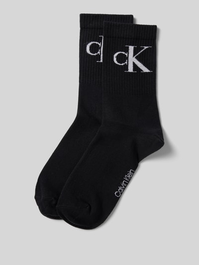 Calvin Klein Jeans Socken mit elastischem Rippenbündchen im 2er-Pack Black 1