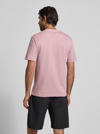 Drykorn T-shirt met ronde hals, model 'RAPHAEL 10' Rosé - 5