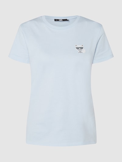 Karl Lagerfeld T-Shirt aus Bio-Baumwolle  Hellblau 2