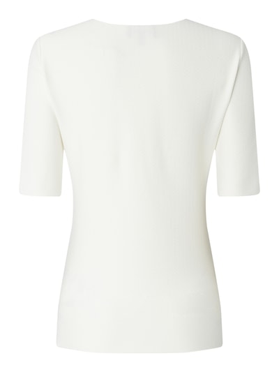 Emporio Armani Shirt mit strukturiertem Muster Offwhite 3