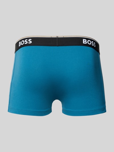 BOSS Regular Fit Trunks aus Baumwoll-Mix im 3er-Pack Blau 3