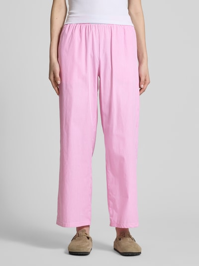 ANOTHER COTTON LAB Wide leg pyjamabroek met steekzakken Roze - 4