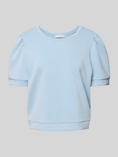 Rich & Royal Sweatshirt in design met korte mouwen Lichtblauw - 2