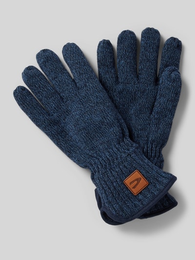 camel active Handschuhe mit Label-Detail Marine 1