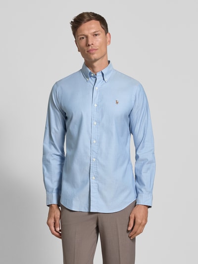 Polo Ralph Lauren Vrijetijdsoverhemd met knoopsluiting Bleu - 4