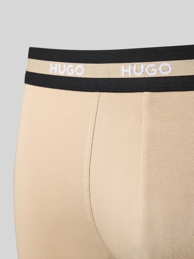 HUGO Boxershort met elastische logoband in een set van 3 stuks Kaki - 2