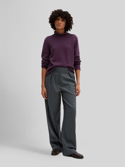 Marc O'Polo Turtleneck aus reiner Baumwolle Pflaume 1