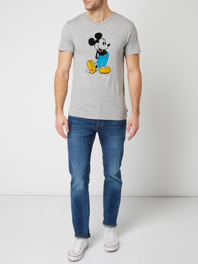 Levi's® T-Shirt mit Disney©-Flockprint Mittelgrau 1